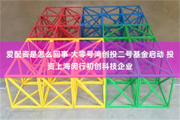 爱配资是怎么回事 大零号湾创投二号基金启动 投资上海闵行初创科技企业