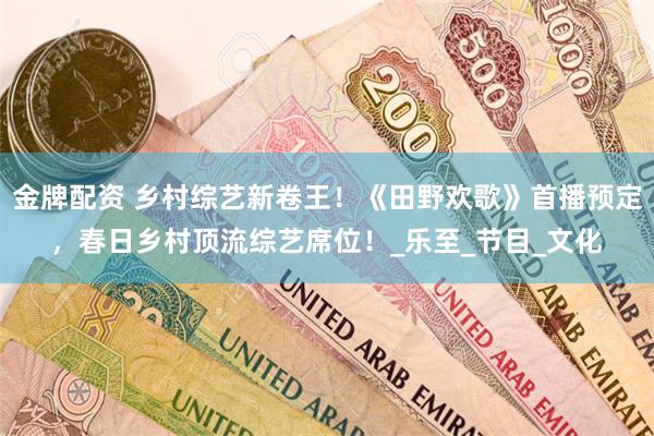 金牌配资 乡村综艺新卷王！《田野欢歌》首播预定，春日乡村顶流综艺席位！_乐至_节目_文化